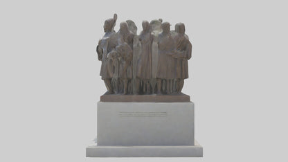 The Unity of Nations statue model 3D model