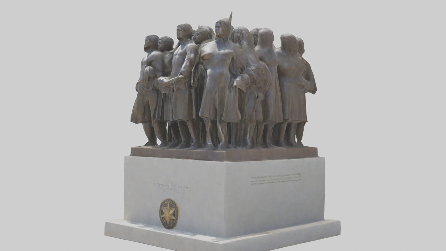 The Unity of Nations statue model 3D model