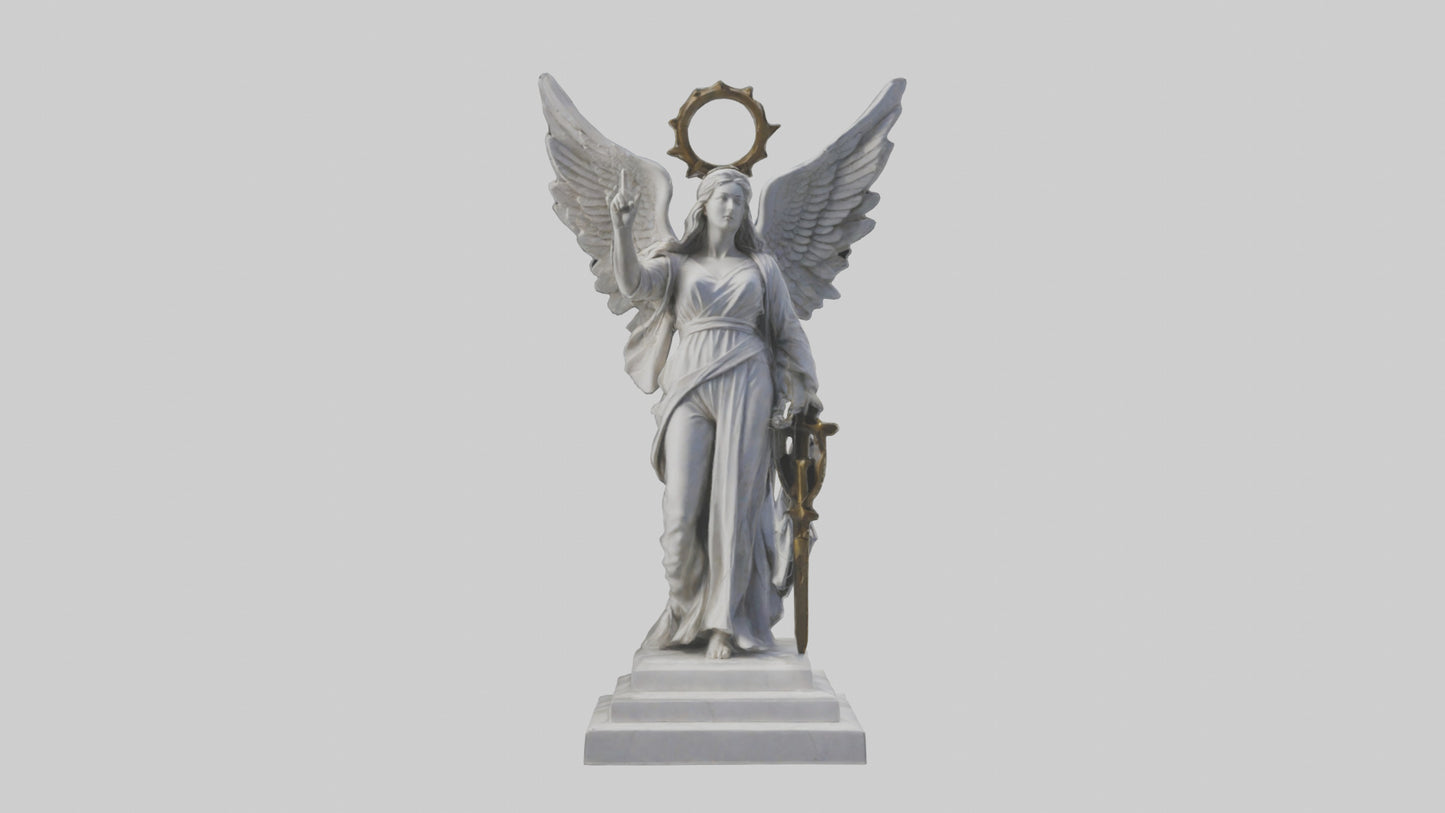 The Victory of Peace statue model 3D model