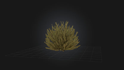 3D model Thorny Bush Model VR / AR / low-poly