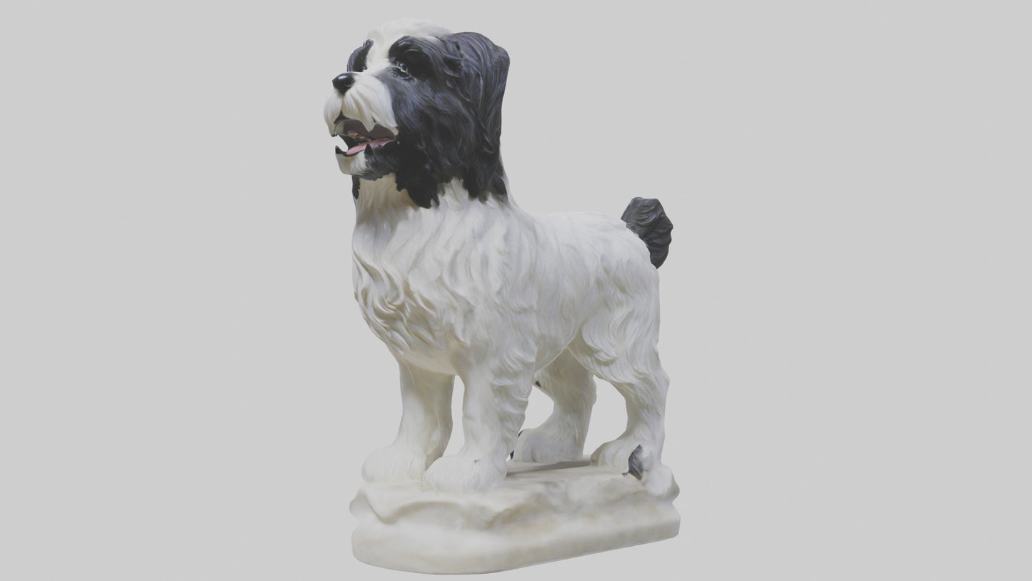 Tibetan Terrier statue model 3D model