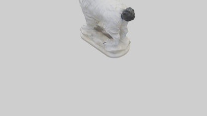 Tibetan Terrier statue model 3D model