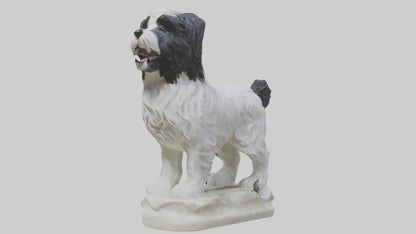 Tibetan Terrier statue model 3D model