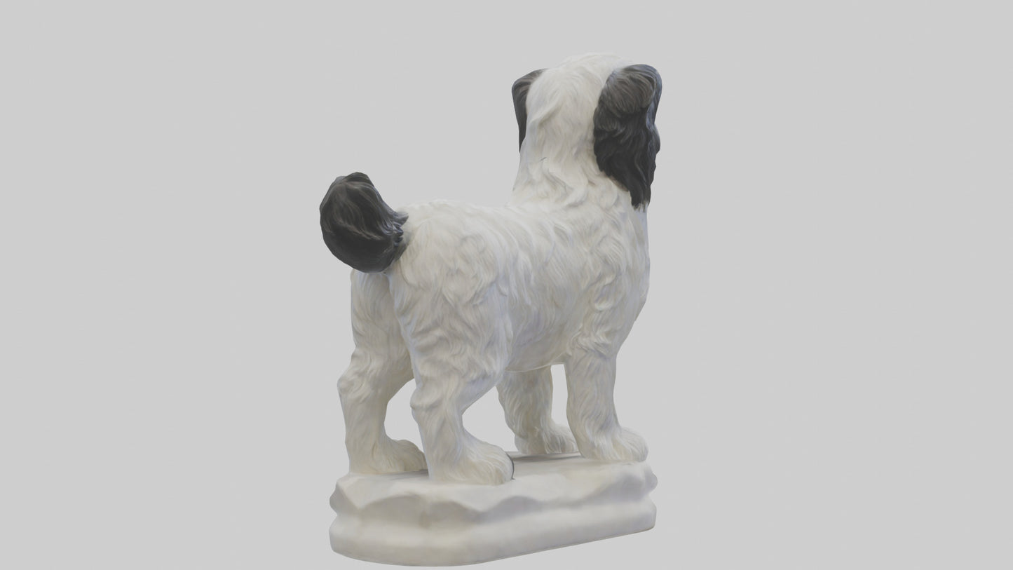 Tibetan Terrier statue model 3D model