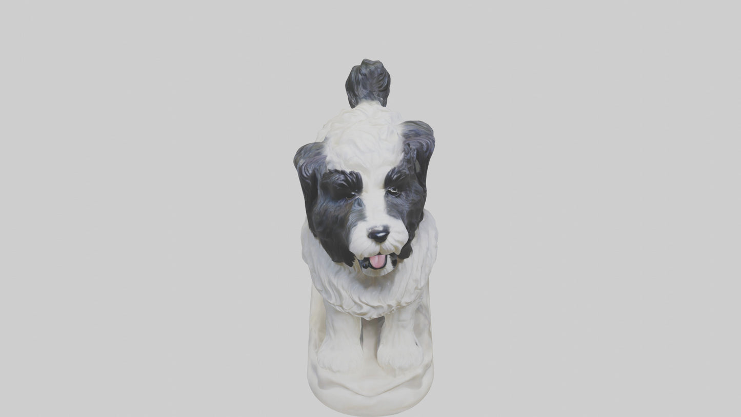 Tibetan Terrier statue model 3D model
