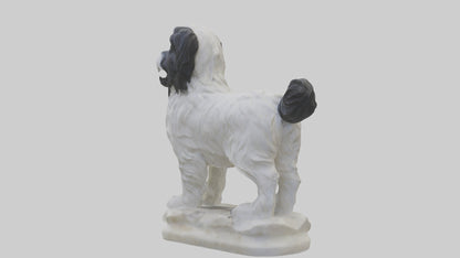 Tibetan Terrier statue model 3D model