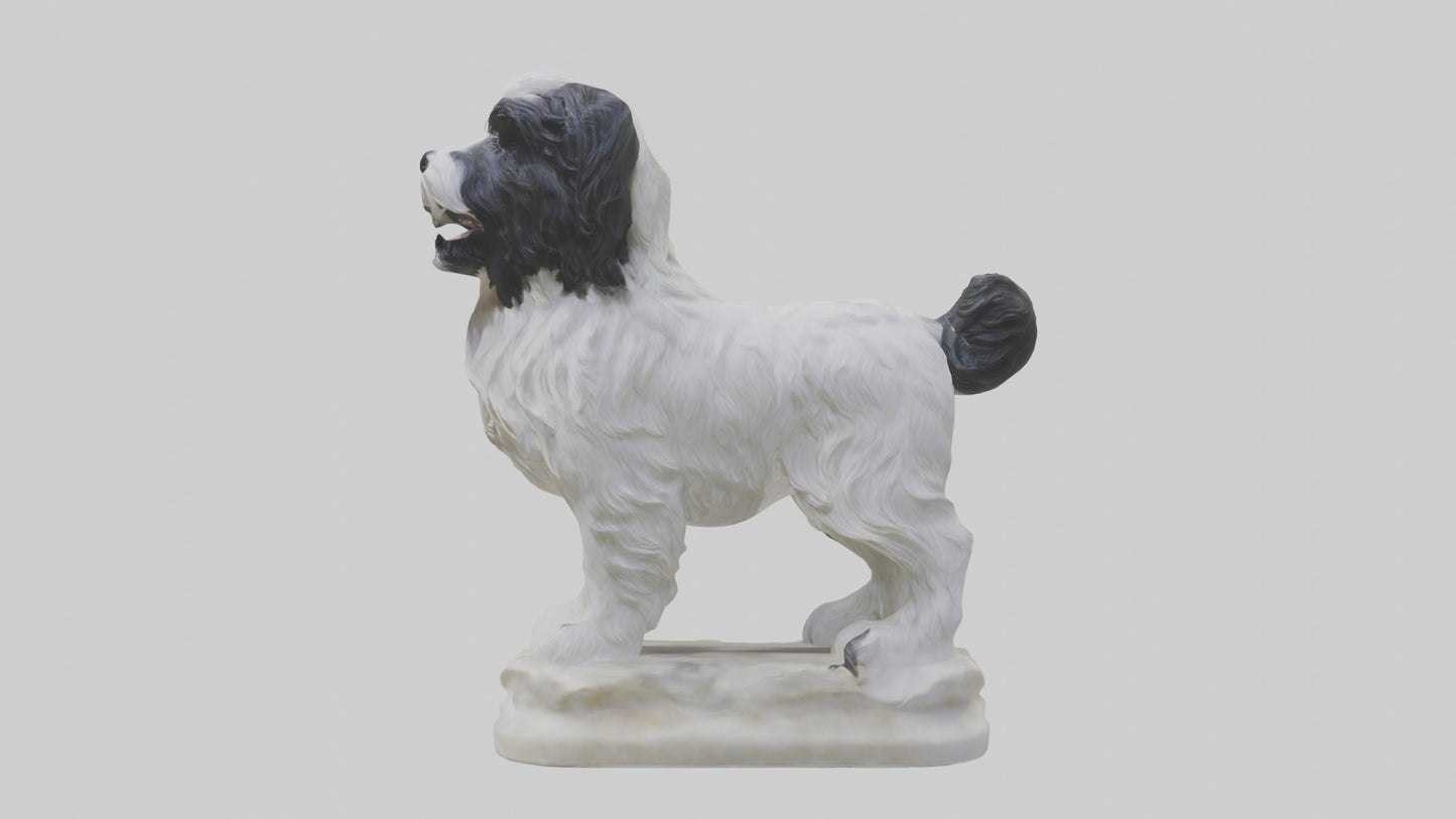 Tibetan Terrier statue model 3D model