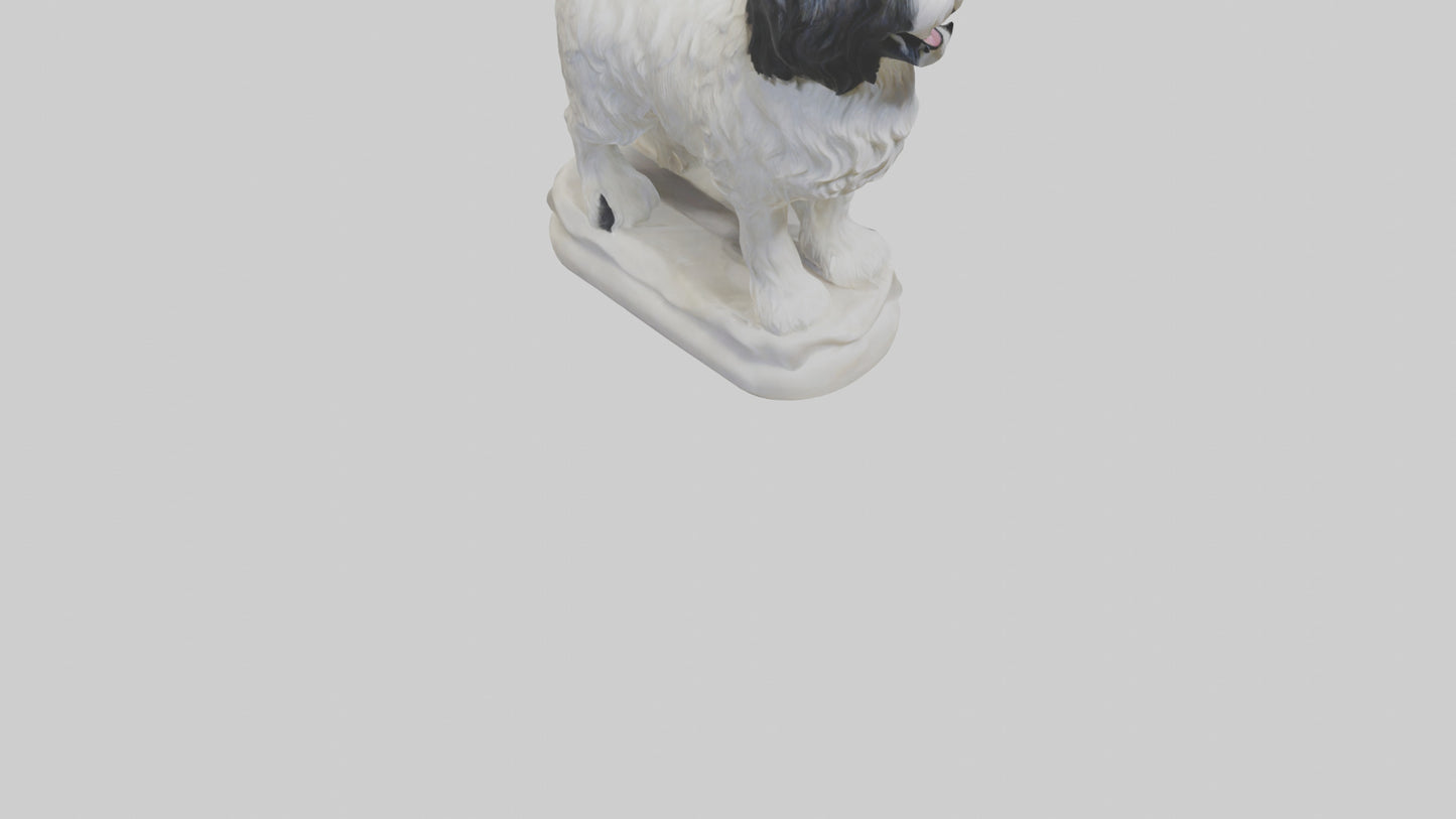 Tibetan Terrier statue model 3D model
