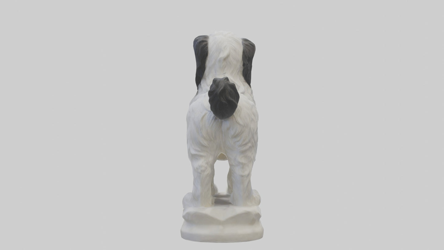 Tibetan Terrier statue model 3D model