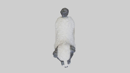 Tibetan Terrier statue model 3D model