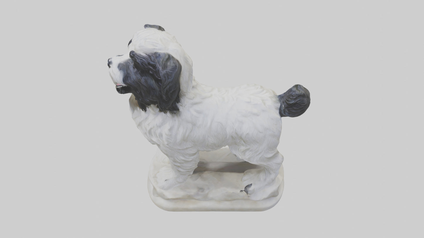 Tibetan Terrier statue model 3D model