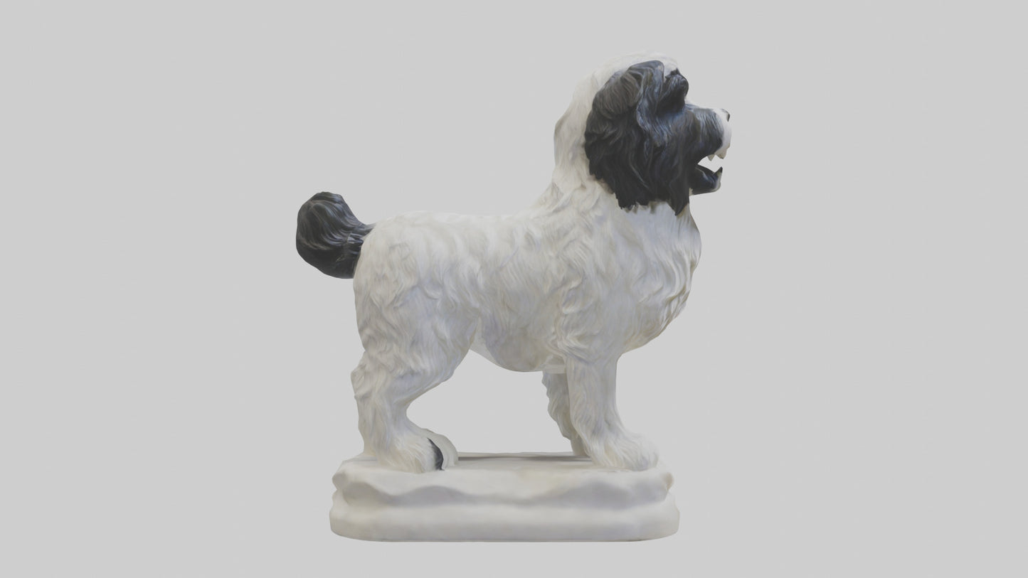 Tibetan Terrier statue model 3D model