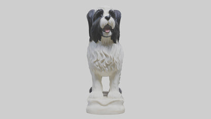 Tibetan Terrier statue model 3D model