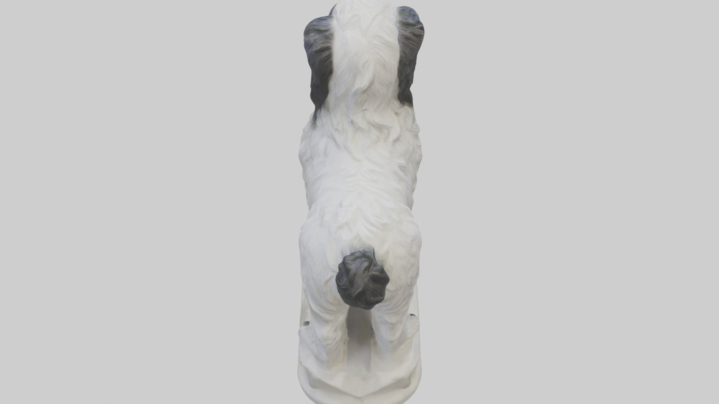 Tibetan Terrier statue model 3D model