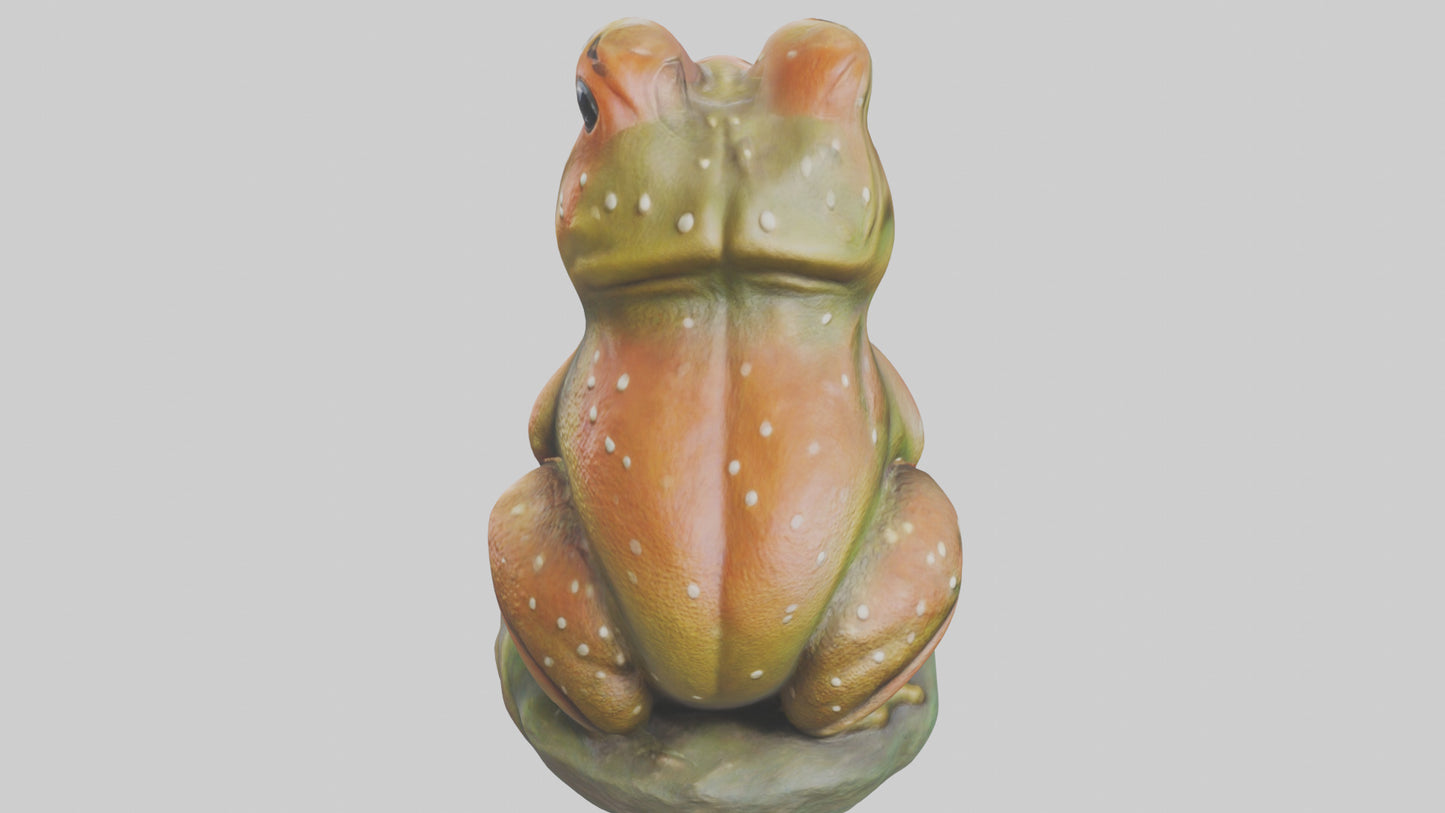 3D model Toad statue model VR / AR / low-poly