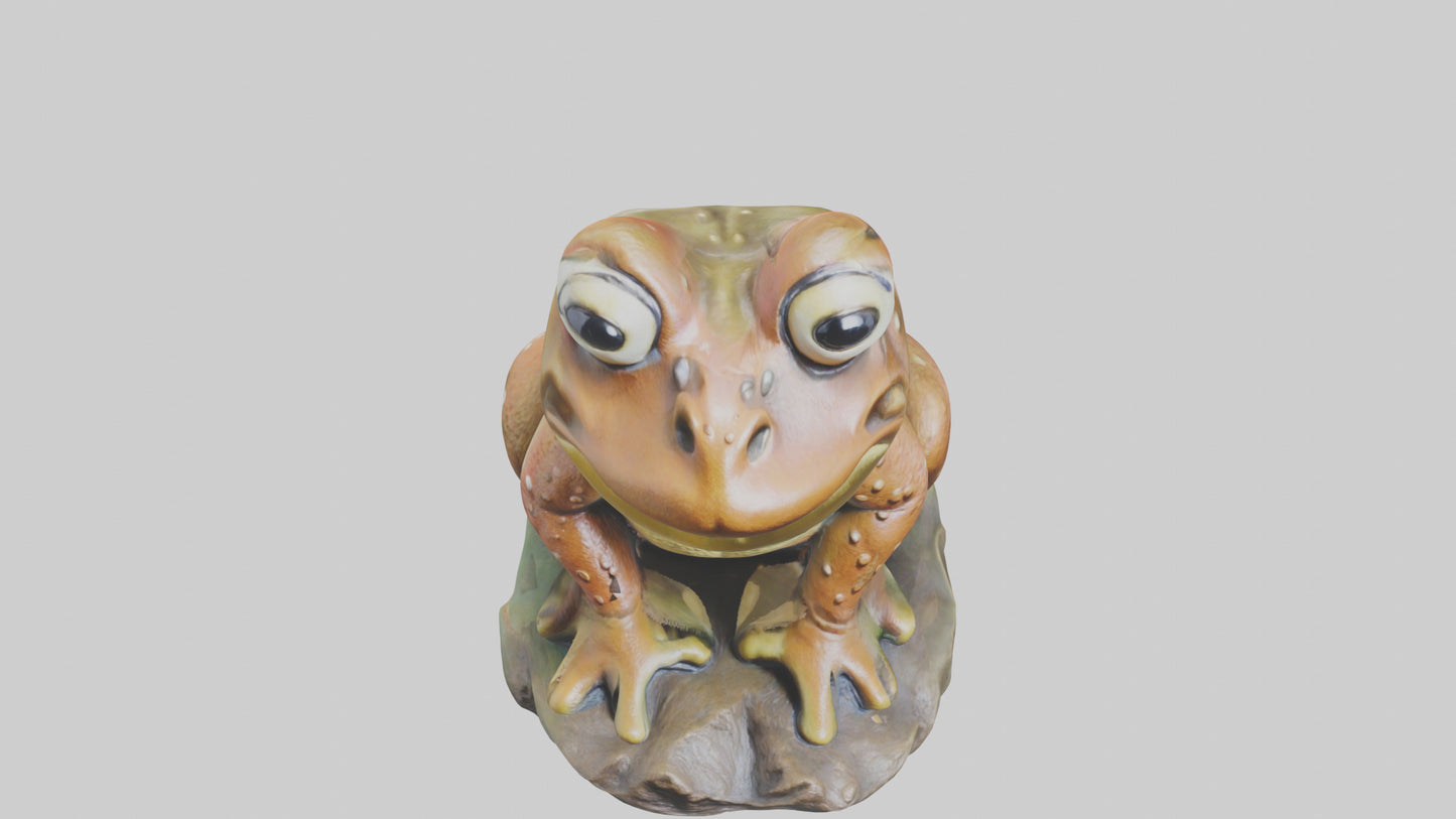 3D model Toad statue model VR / AR / low-poly