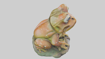 3D model Toad statue model VR / AR / low-poly
