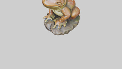 3D model Toad statue model VR / AR / low-poly