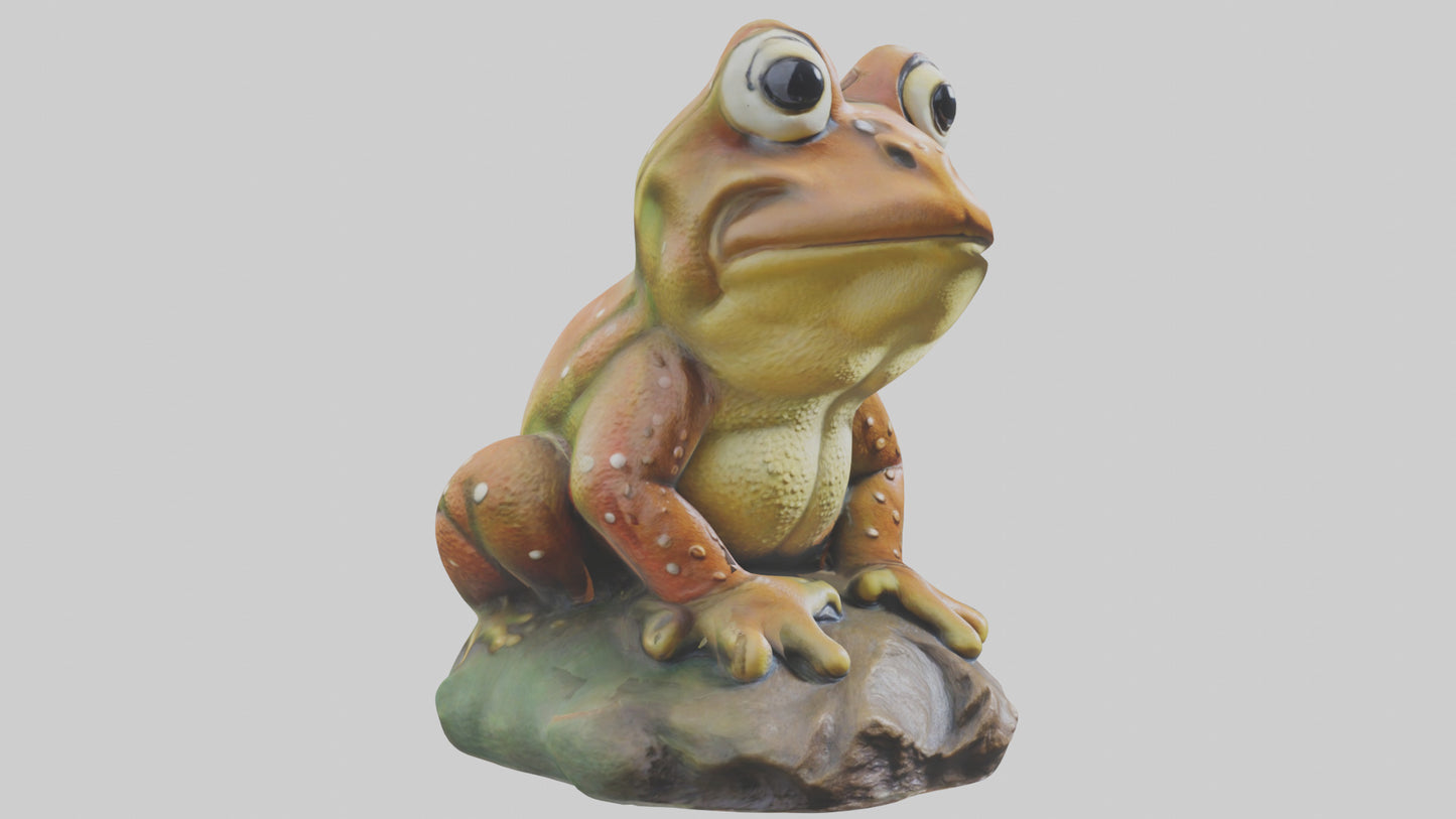 3D model Toad statue model VR / AR / low-poly