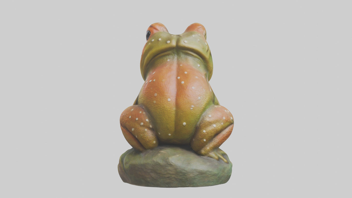 3D model Toad statue model VR / AR / low-poly