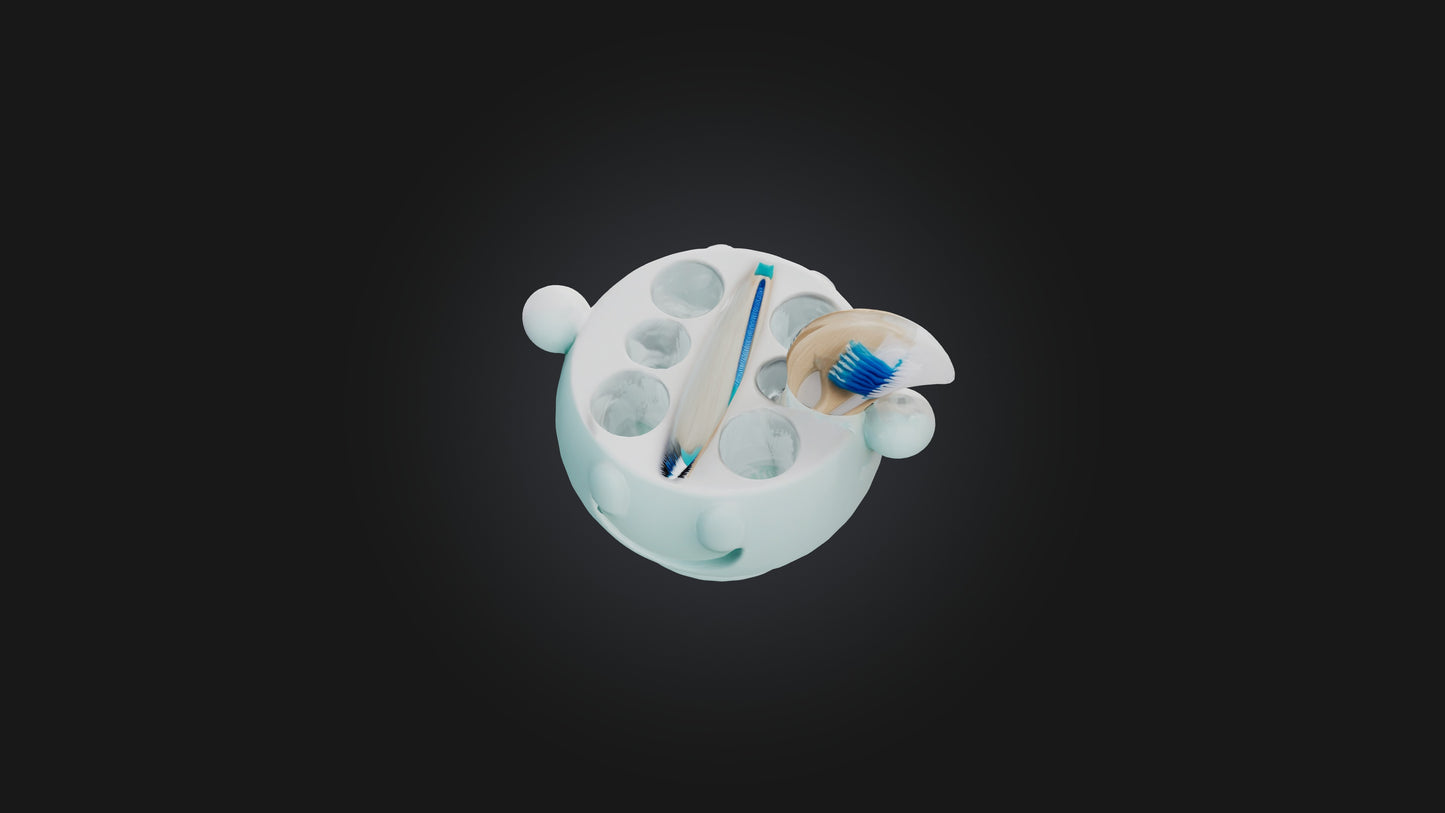 3D model Toothbrush Holder VR / AR / low-poly