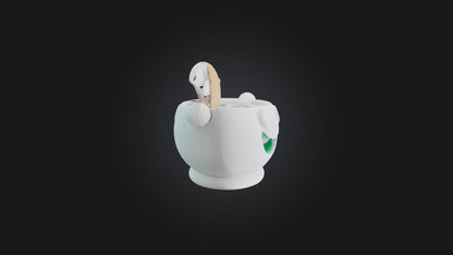 3D model Toothbrush Holder VR / AR / low-poly