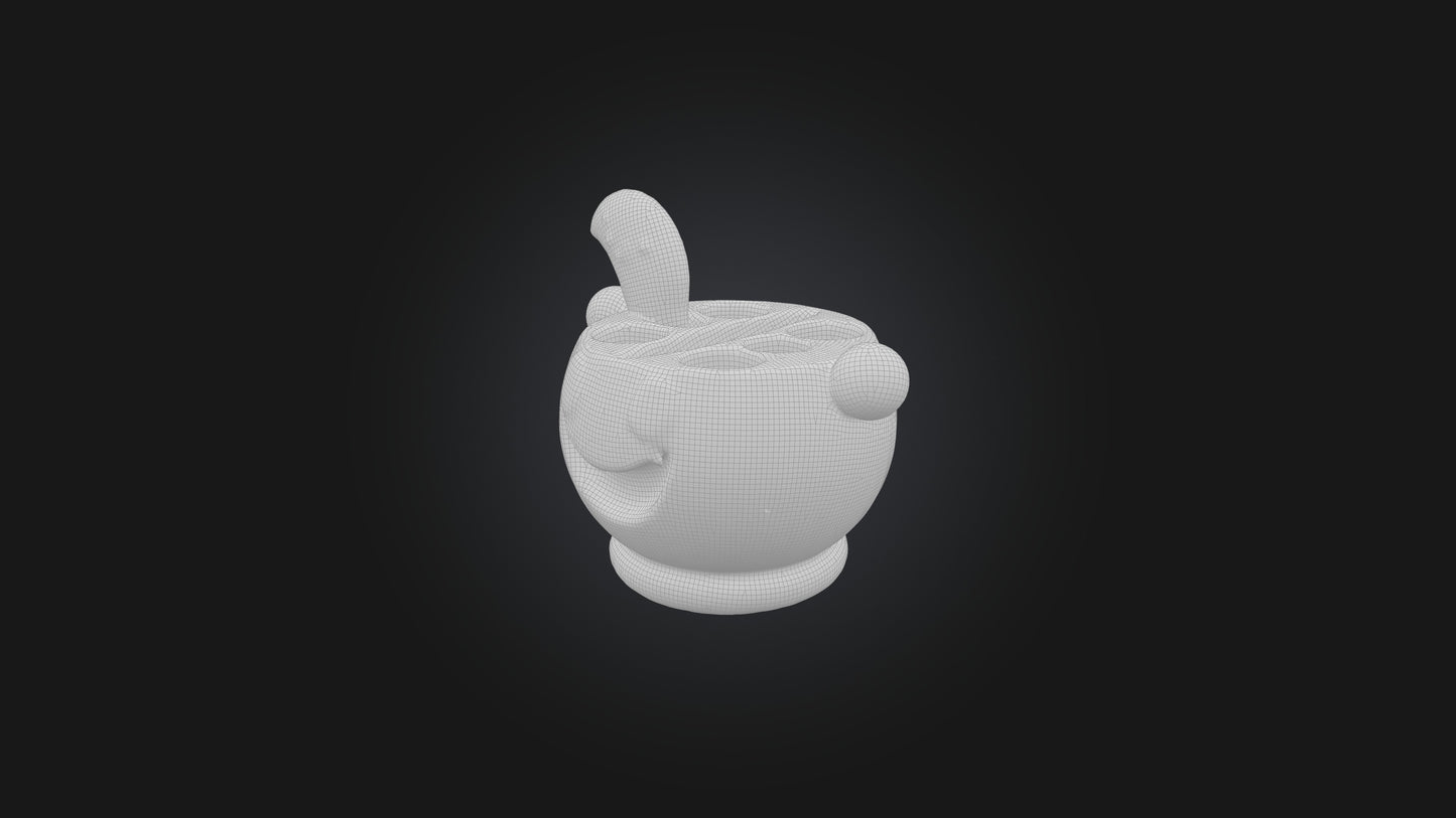3D model Toothbrush Holder VR / AR / low-poly