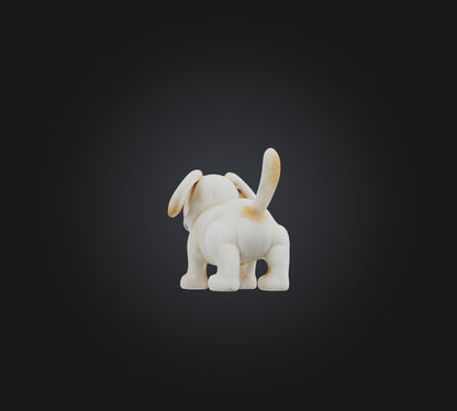 3D model toy dog VR / AR / low-poly
