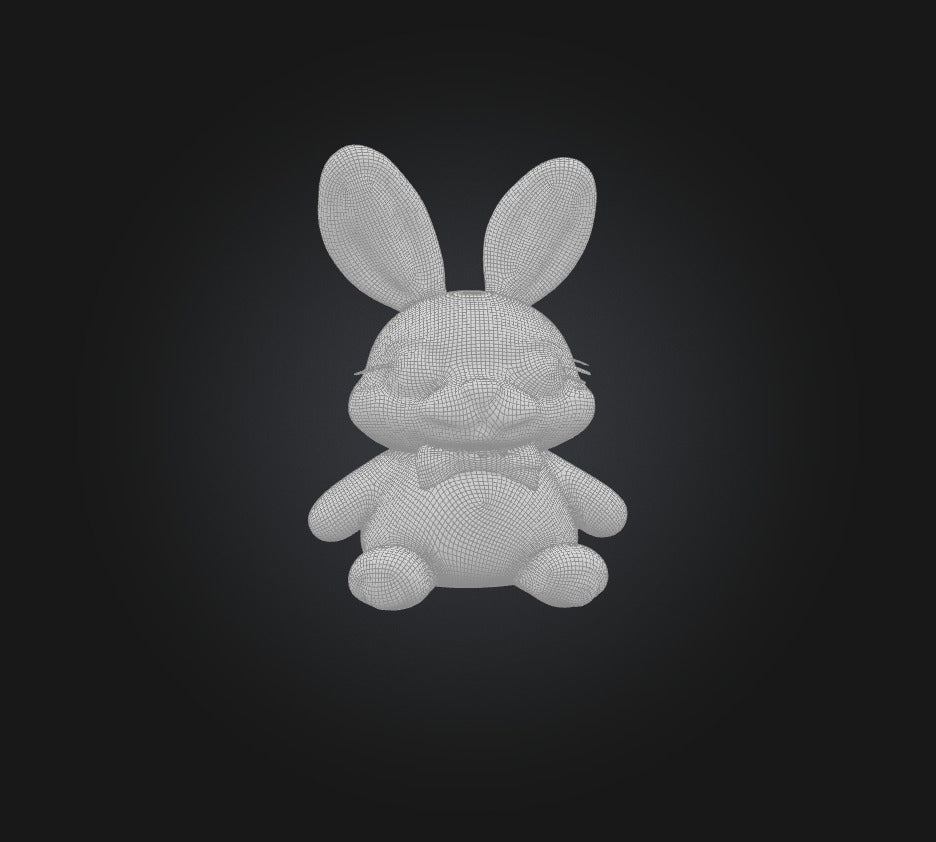 toy rabbit 2 3D model