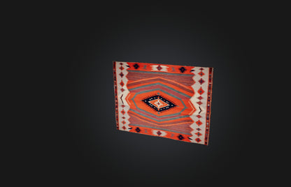3D model Traditional Handwoven Rug VR / AR / low-poly
