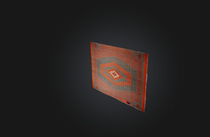 3D model Traditional Handwoven Rug VR / AR / low-poly