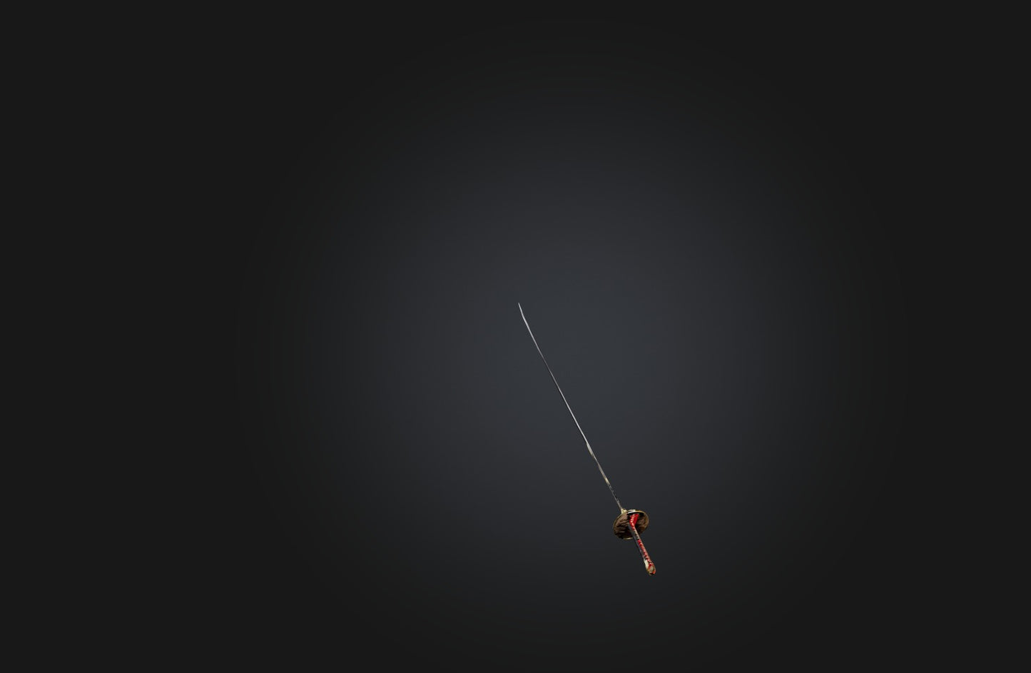 3D model Traditional Samurai Sword VR / AR / low-poly