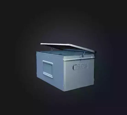 3D model Trash Box 2 VR / AR / low-poly
