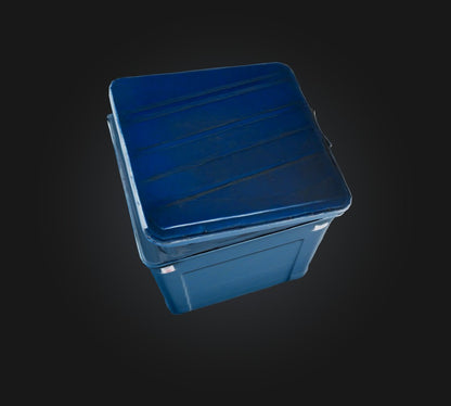 3D model Trash Box 3 VR / AR / low-poly