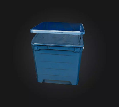3D model Trash Box 3 VR / AR / low-poly