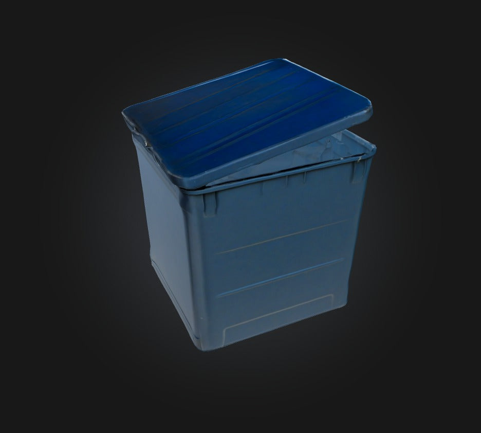 3D model Trash Box 3 VR / AR / low-poly