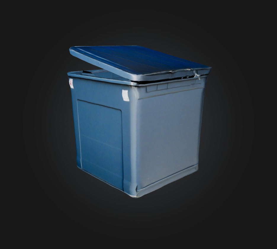 3D model Trash Box 3 VR / AR / low-poly