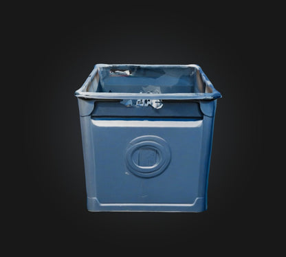 3D model Trash Box VR / AR / low-poly