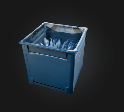 3D model Trash Box VR / AR / low-poly