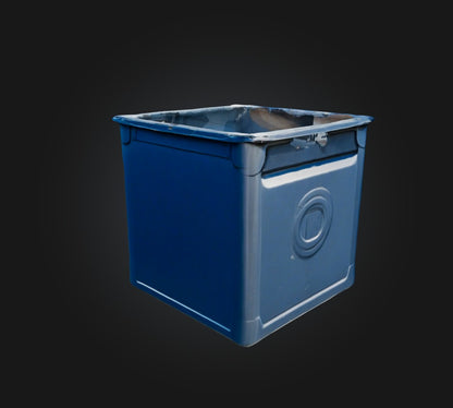 3D model Trash Box VR / AR / low-poly
