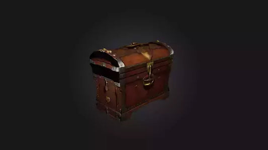 3D model Treasure Chest VR / AR / low-poly