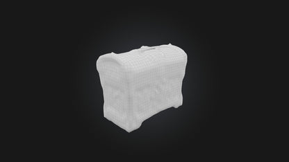 3D model Treasure Chest VR / AR / low-poly