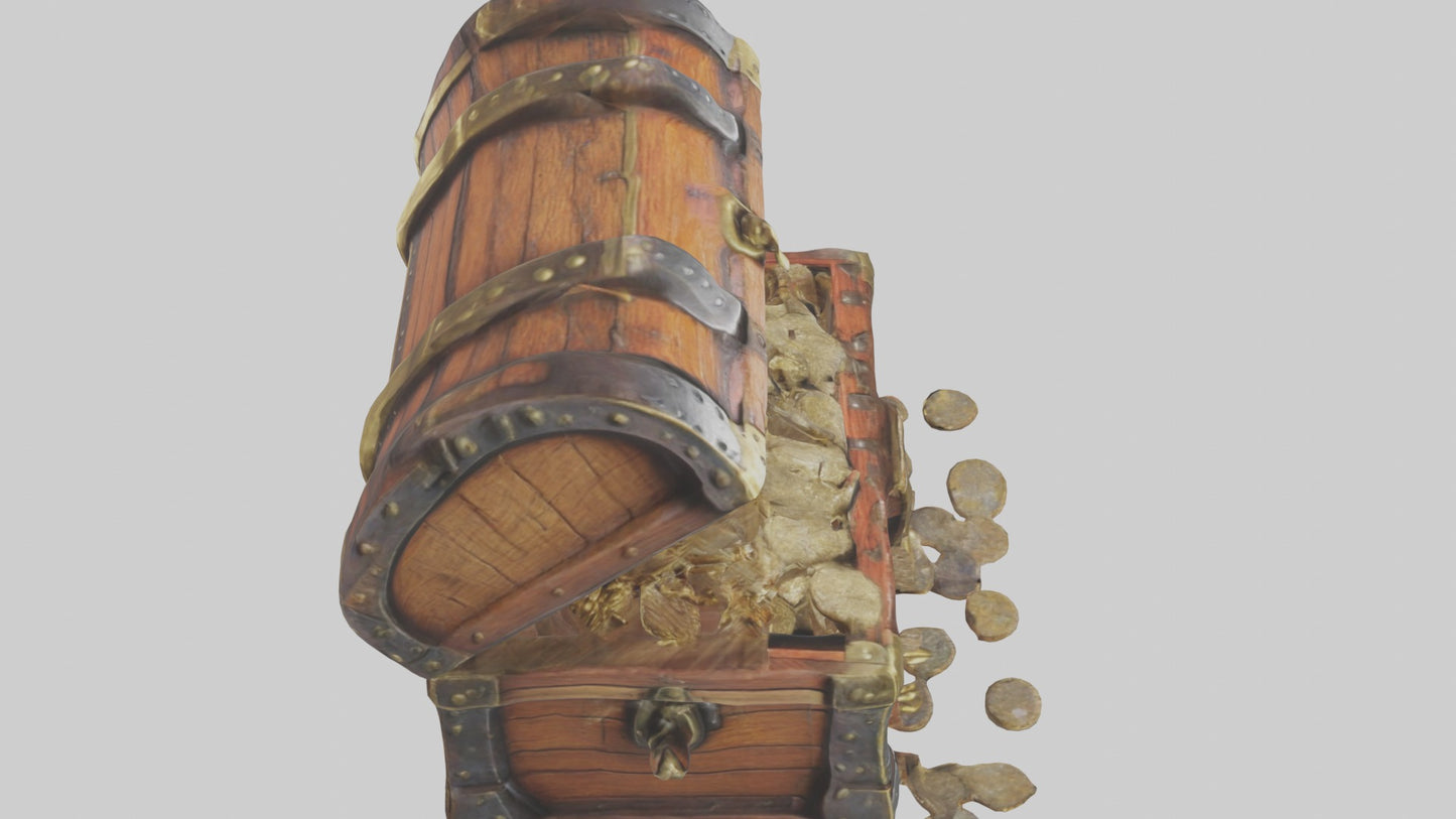Treasure Chest Model 3D model
