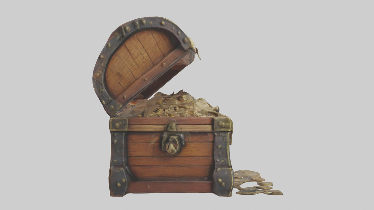 Treasure Chest Model 3D model
