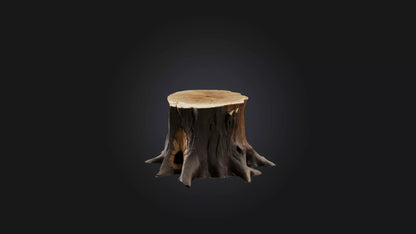 3D model Tree Stump Model VR / AR / low-poly
