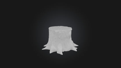 3D model Tree Stump Model VR / AR / low-poly