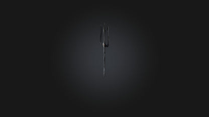 3D model Trident VR / AR / low-poly
