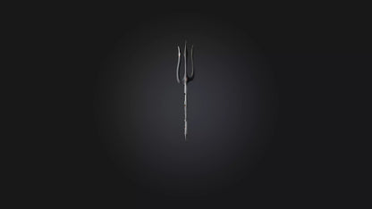 3D model Trident VR / AR / low-poly