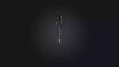 3D model Trident VR / AR / low-poly