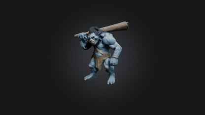 3D model Troll model VR / AR / low-poly